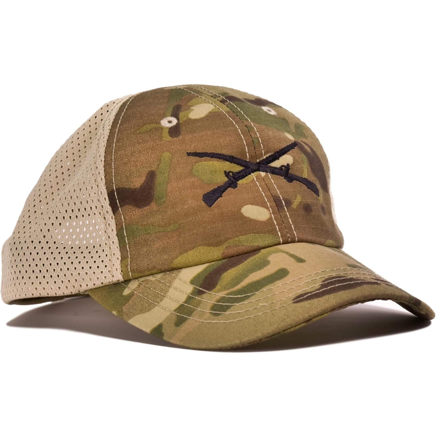 Crossed Rifles Multicam Mesh Back – Hat